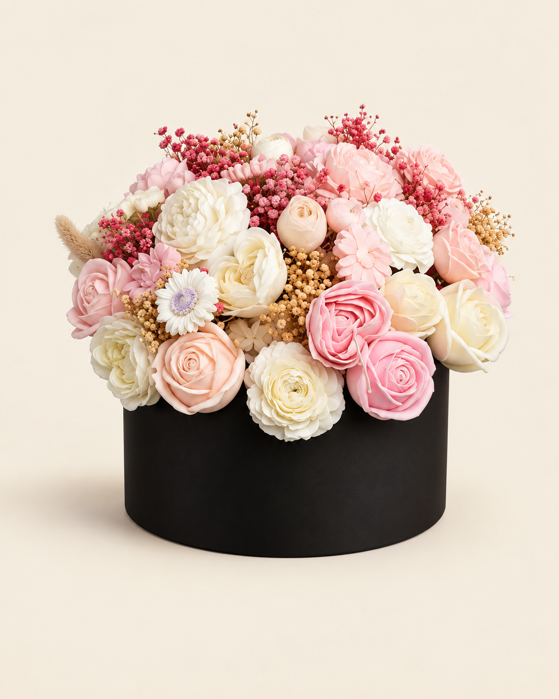 Black Rose, black floral vessel, catalogue product view