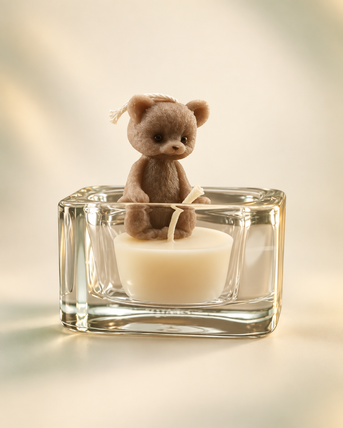 Black Teddy, teddy glass vessel, catalogue product view