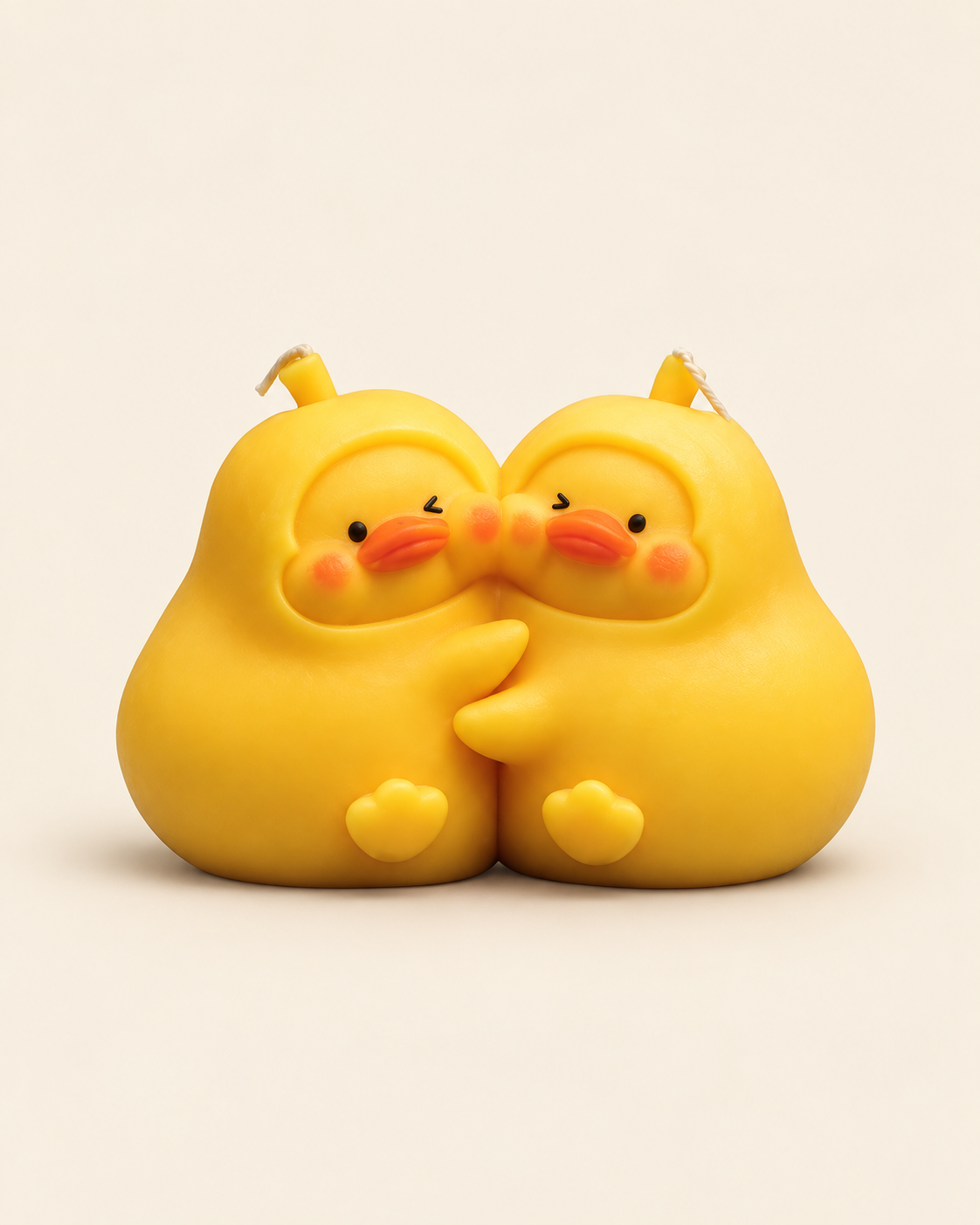 Hug Me Duo, sculptural duck pair, catalogue product view